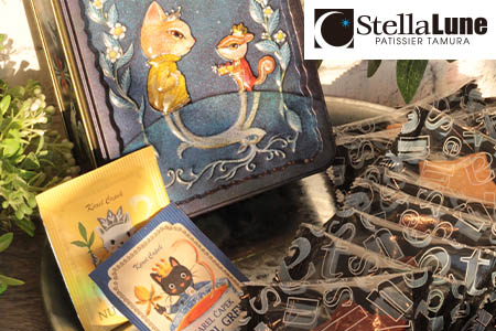 ネコ姫とリス王子のクッキー缶 紅茶入り [2893]