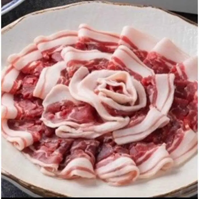 鮮度が命！！秘伝の特製ミソ付き！！美味しい猪肉厳選！！特上ロースぼたん鍋セット