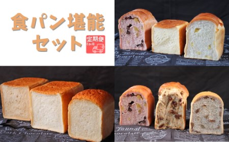 【国産小麦・バター100%】食パン堪能セット【6ヵ月定期便】 2025/9/19～