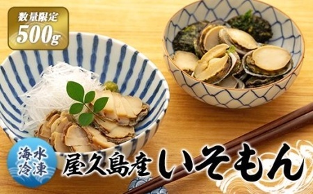 【数量限定】屋久島産「いそもん」500g【海水で冷凍】