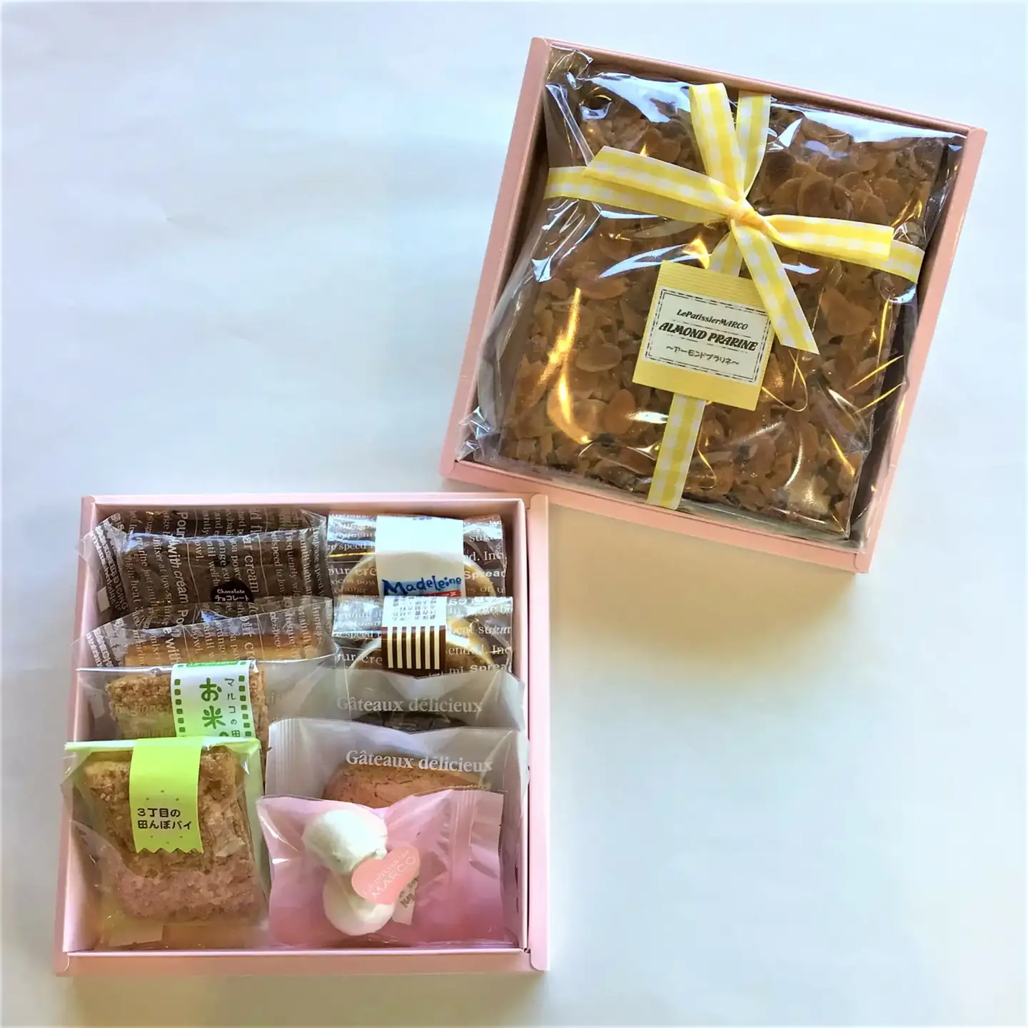 焼き菓子の詰合せ 7種（アーモンドプラリネ、マドレーヌ、バターケーキ、パイほか）ル・パティシエ マルコ セレクション【015S008】