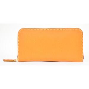 栃木レザー使用｜やわらか本革ラウンドジップ長財布｜Round zip wallet 02｜キャメル｜minca（全6色）