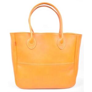 栃木レザー使用｜ソフトな手触り 本革 A4も入る大容量 本革トートバッグ｜Tote bag 03 L｜キャメル｜minca（全6色）