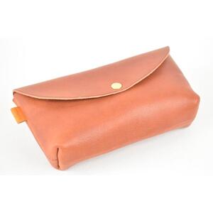 【全6色】栃木レザー ポーチ02M　小物入れ バッグの中もスッキリ 化粧ポーチ/Pouch　02/M/チョコ/minca　425【ファッション 人気 おすすめ 】