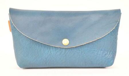 【全6色】栃木レザー ポーチ02M　小物入れ バッグの中もスッキリ 化粧ポーチ/Pouch　02/M/ブルー/minca　425【ファッション 人気 おすすめ 】