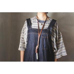 【minca】栃木レザーのネックストラップ付ペンホルダー 持ち歩きに便利 ペンホルダー+ストラップ/M/チョコ　721【玩具 雑貨 日用品 人気 おすすめ 】