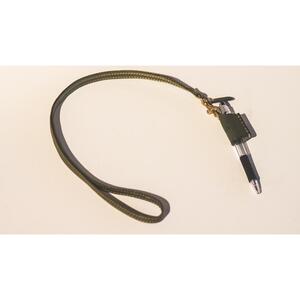 【minca】栃木レザーのネックストラップ付ペンホルダー 持ち歩きに便利 ペンホルダー+ストラップ/M/オリーブ　721【玩具 雑貨 日用品 人気 おすすめ 】