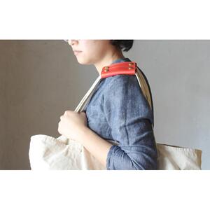 栃木レザー使用｜バッグの本革持ち手カバー 2個セット｜Handle cover｜レッド｜minca（全7色）