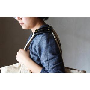 栃木レザー使用｜バッグの本革持ち手カバー 2個セット｜Handle cover｜ブラック｜minca（全7色）