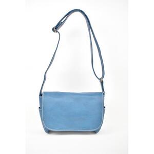 【minca】栃木レザーのショルダーバッグ01S 斜めがけ ミニサイズ ソフトな手触り/Shoulder bag 01/S/ブルー　545【かばん ファッション 人気 おすすめ 】