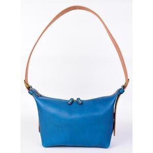 【minca】】栃木レザーのショルダーバッグ02M 斜めがけ コンパクトサイズ/Shoulder bag 02M/ブルー　533【かばん ファッション 人気 おすすめ 】
