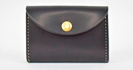 【minca】 栃木レザーのコインケース 小銭入れ カードも入る コンパクト/Coin purse 02/ブラック　475【雑貨 ファッション 人気 おすすめ 】