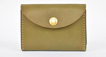 【minca】 栃木レザーのコインケース 小銭入れ カードも入る コンパクト/Coin purse 02/オリーブ　475【雑貨 ファッション 人気 おすすめ 】