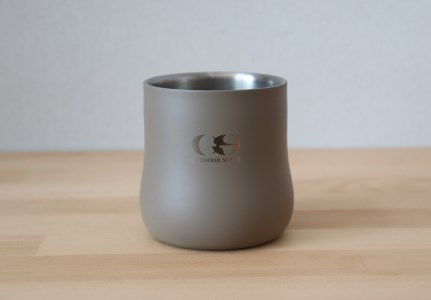 Outdoorscene 18-8ステンレス二重構造タンブラー カーキ