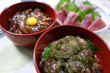 三崎のまぐろ バラエティアレンジセット 【 簡単解凍 ・ おかずに最適 】 M012-002 冷凍 マグロ