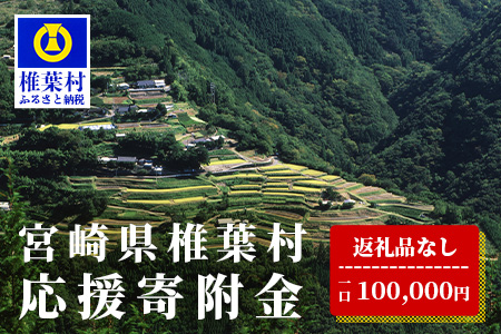 【返礼品なしの寄附】宮崎県椎葉村（1口：100,000円）