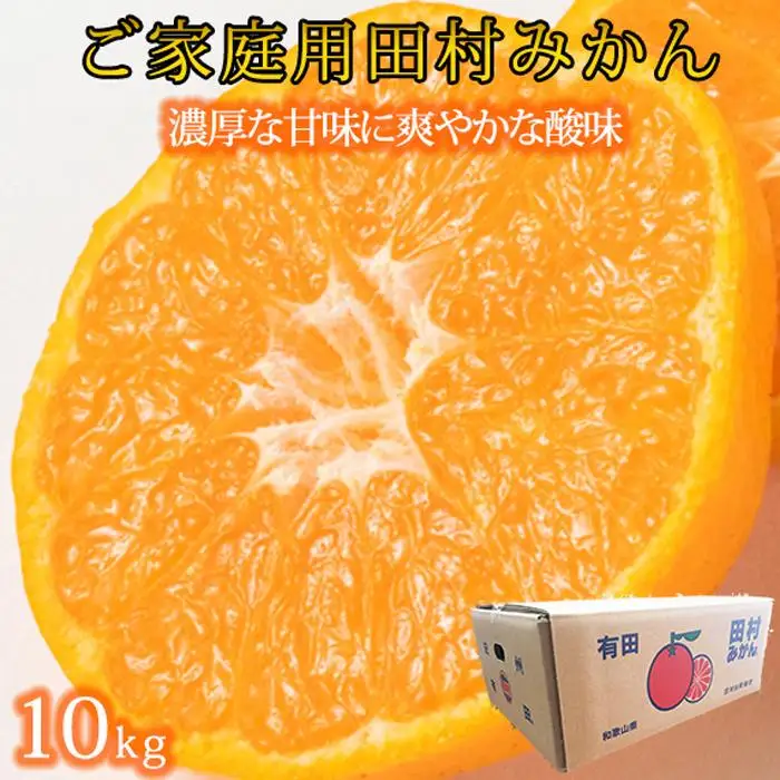 ［ご家庭用訳あり］田村みかん　10kg［2026年11月下旬以降発送］［先行予約］［UT16］