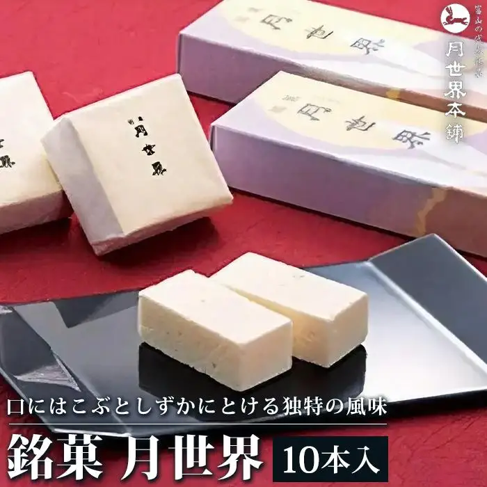 富山 大和百貨店 選定 〈月世界本舗〉銘菓　月世界10本入