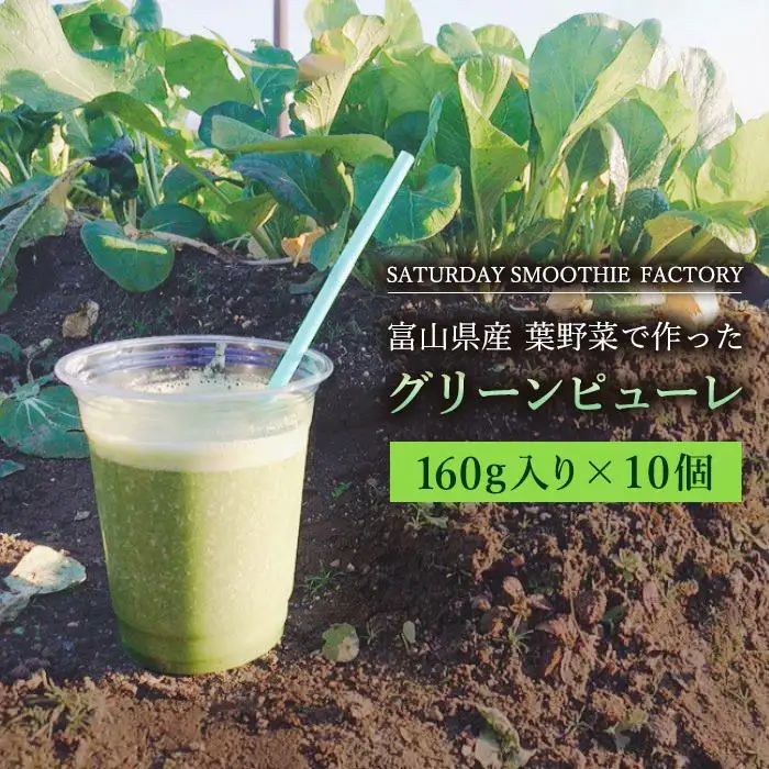 【富山県産】葉野菜で作ったグリーンピューレ