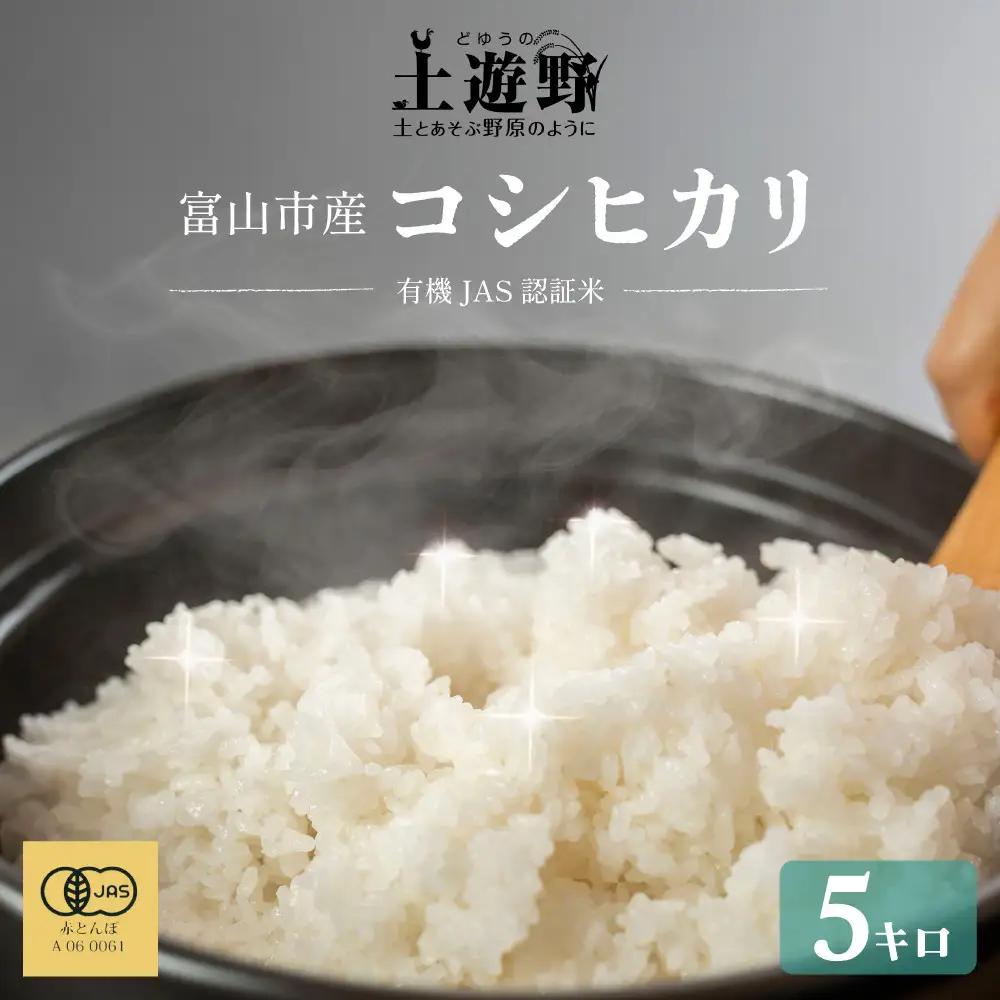 有機米 コシヒカリ 5kg　棚田-tanata-（有機JAS認証米） 米 白米 精米