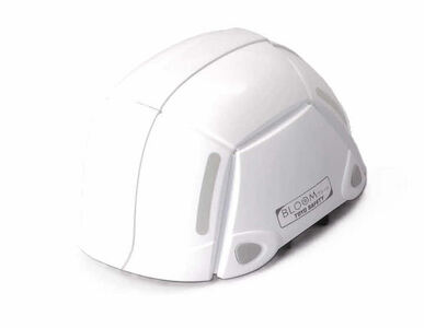～まさかの時の備えに～防災用折りたたみヘルメット ブルーム 1個（ホワイト）