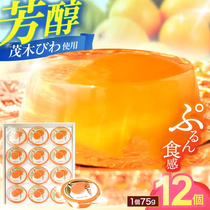 びわゼリー 茂木びわゼリー (12個入り)  AHCP001