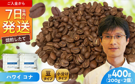 ハワイ・コナ　コーヒー豆　200g×2個(豆)  / コーヒー  ドリップ  豆 / Coffee SAKURA [BBAB007]