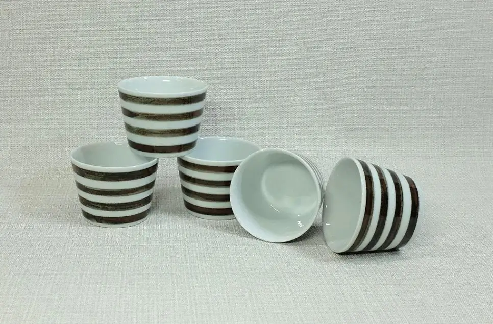 【AB587】【波佐見焼】es cup ボーダーBN 〈S〉 【西海陶器】5　45456