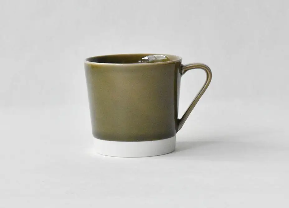 【AB563】【波佐見焼】es mug　織部釉 【西海陶器】1　19577