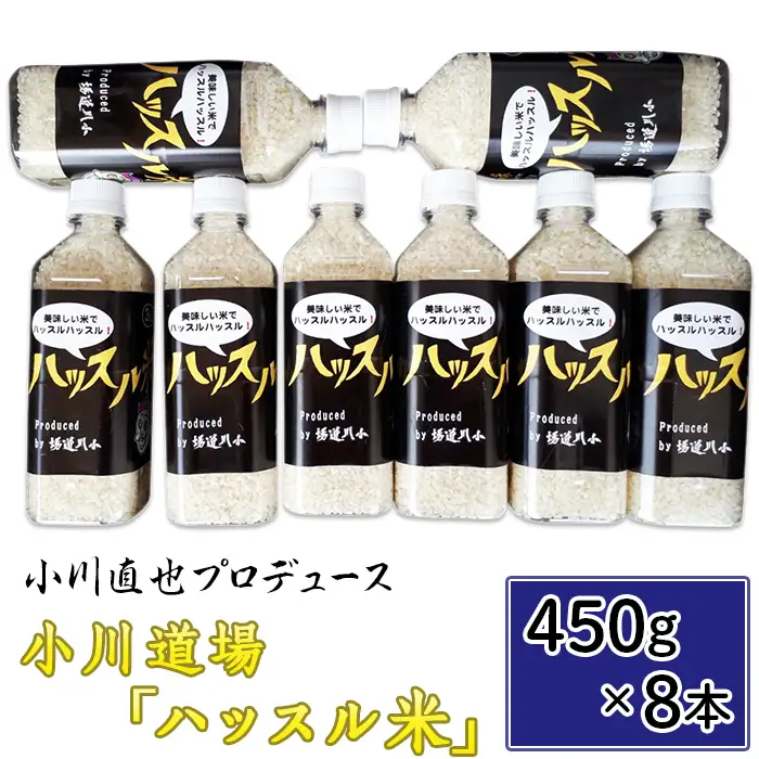 176【令和7年産】小川直也プロデュース ハッスル米 3.6kg(450ｇ×8本)【野口ライス】