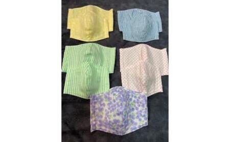 ハンドメイド 立体 ガーゼ マスク セット （柄物） 9枚 布マスク 立体マスク ファッション おしゃれ かわいい 柄物 洗える 大人用 子供用【029D-007】