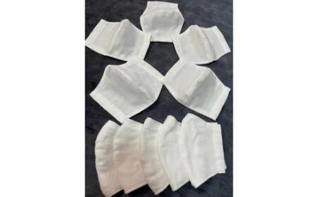 ハンドメイド 立体 ガーゼ マスク セット （ 無地 ） 10枚 布マスク 立体マスク ファッション シンプル 洗える 大人用【029D-008】