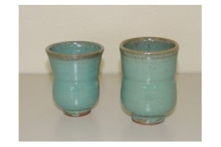 鍛冶丁焼　夫婦湯呑み（2個）セット 【065】