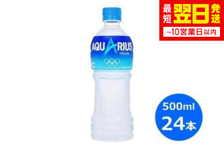 【最短翌日発送】アクエリアス500mlペットボトル ２４本セット 【433】