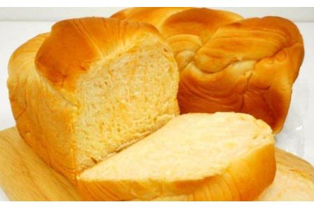 岩手県産小麦「銀河のちから」使用　ロングライフパン内麦デニッシュ食パン チーズ（６個） 【687】