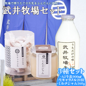 生キャラメル A2 牛乳 ミルク ジャム 武井牧場 詰合せ セット ミルク