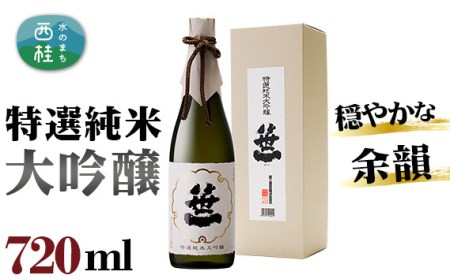 No.144 笹一 特選 純米 大吟醸 720ml / お酒 日本酒【n0144_sas_A】