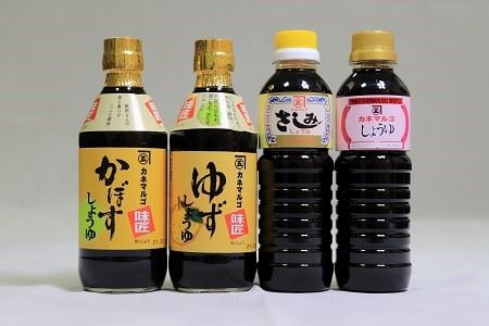 M181 カネマルゴの醤油とポン酢 4本セット