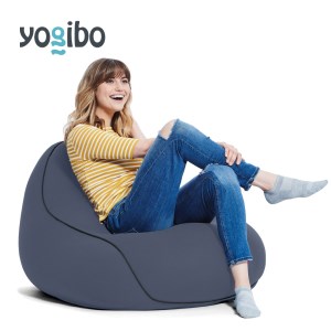ビーズクッション Yogibo Lounger (ヨギボー ラウンジャー) ネイビーブルー [M345-1BL]