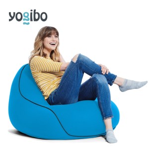 ビーズクッション Yogibo Lounger (ヨギボー ラウンジャー) アクアブルー [M357-1TQ]