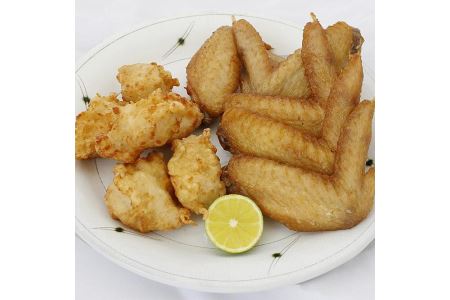唐揚げ 2kg 冷凍 むね肉 手羽先 阿波尾鶏 地鶏