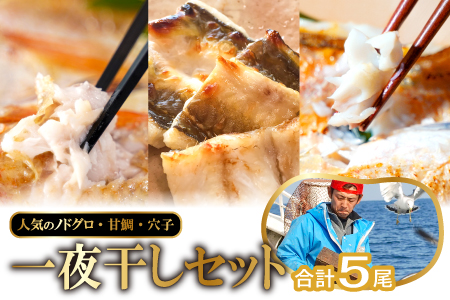 しまねの贅沢三昧！のどぐろ・甘鯛・穴子一夜干し【干物セット のどぐろ干物 200～260g×2尾 甘鯛干物 326～350g×1尾 穴子干物 50cm前後×2尾 干物 無添加 真空パック 父の日 母の日】