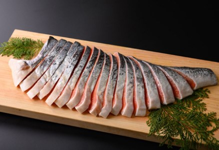 鮭問屋　熟成だし銀鮭切身〈約1.4kg〉【BB20】