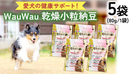 wauwau 乾燥小粒納豆 5袋[BU004sa]