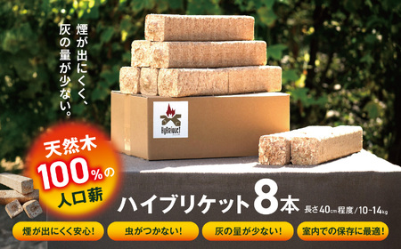 【007-04】天然木100%の人工薪・ハイブリケット