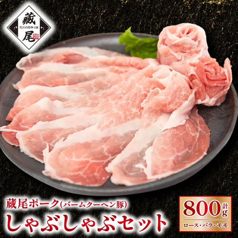 豚肉 ロース バラ モモ 計800g 藏尾ポーク