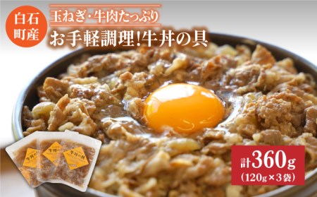 牛丼の具（120g×3袋入り） / 牛丼 [IAZ004]