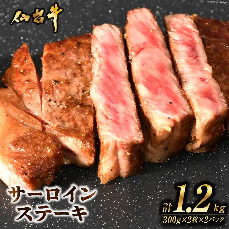 肉 ステーキ 仙台牛サーロインステーキ計1.2kg [気仙沼市物産振興協会 宮城県 気仙沼市 20565271]