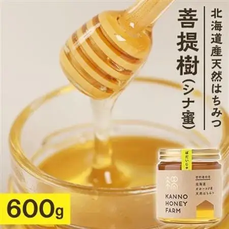 北海道産天然はちみつ　菩提樹　600g【配送不可地域：離島・沖縄県】【1056685】