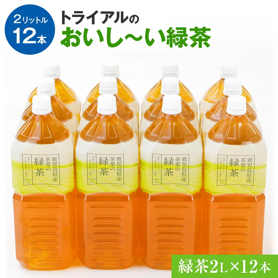 お茶 ペットボトル おいし～い緑茶 2L×12本 お茶